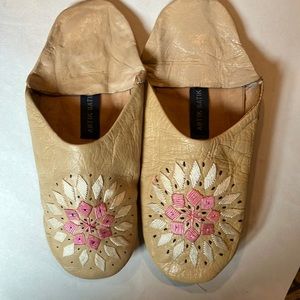 Abril batik babouche muke slipper Moroccan 40/9 embroidered